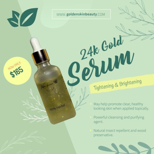 24k gold serum